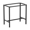 PARIS 4 Leg Poseur Table Base_4 Seater_Black