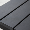 Eko Bar Height Table - Black - Square – macro close-up of eko top material