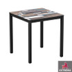 Extrema_Driftwood Commercial Laminate Dining Table_Square_Pubs_Bars_Restaurants