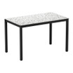 Extrema_Mixed Terrazzo_ Commercial Laminate Dining Table_Rectangular_Pubs_Bars_Restaurants-Cafes_4 Legs