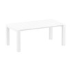VEGAS Resin Outdoor Commercial Table_Extending_White