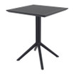 Outdoor Resin Commercial Table_Black