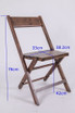 Rustic Folding Wooden Chair_NORDIC_Spec