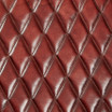 aulenti cocktail bar stool- claret red leather_quilted leather