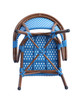 Panda arm chair_blue and white_bottom view
