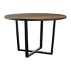 barnes dining table - rustic 'smoked'_120cm dia