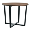 barnes dining table - rustic 'smoked'_90cm dia