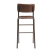 tavo vintage faux leather_bar stool_vintage brown_back view