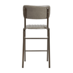 tavo vintage faux leather_mid height bar stool_vintage dark grey_back view