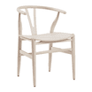 wishbone style armchair_whitewash