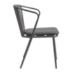 Kendal Rope Arm Chair_Charcoal Grey_commercial rope chair_side view