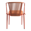 Kendal Rope Arm Chair_Burnt Orange_commercial rope chair_back view