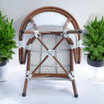 Panda bistro chair_grey_white_underside view
