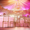 Chiavari Ice Stacking Side Chair_transparent ice chair_pink wedding