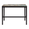 Extrema Driftwood - Black Mid Height Table_119x69cm
