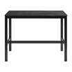 Extrema Metallic Anthracite - Black Mid Height Table_rectangle_front vew