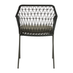 Klein Rope Armchair_Anthracite_back view