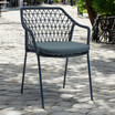 Klein Rope Armchair_Anthracite_Blue_in situ