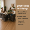 Clova Dining Set in a modern dining area – Stylish Comfort for Gatherings