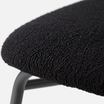 Teddy Stacking Side Chair – close-up of bouclé upholstery texture