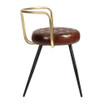 Aulenti Low Cocktail Stool_side view