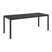 Extrema Metallic Anthracite - Black Dining Table