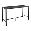 Extrema Metallic Anthracite - Black Poseur Table
