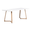 Wings Dining Table - Oak - 180x80cm - 18mm MFC Table Top - White