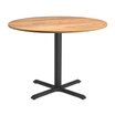 Holz Complete Dining Table - Golden Oak with Chicago Black Base
