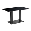 Extrema Complete Dining Table - Black with Anzio Black Base