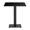 Extrema Complete Dining Table - Black with Boston Black Base
