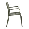 Henley Stacking Armchair_Green_Side View