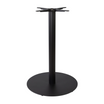 Boston Base - Black Fluted Large Round - Mid Height - Front Image