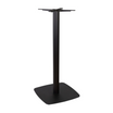 Boston Base - Black Fluted Large Square with Radius Edges - Mid Height - Side Image