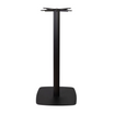 Boston Base - Black Fluted Large Square with Radius Edges - Poseur - Front Image