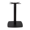 Boston Base - Black Fluted Large Square with Radius Edges - Dining - Front Image