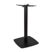 Boston Base - Black Fluted Large Square with Radius Edges - Poseur - Side Image
