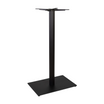 Boston Base - Black Fluted Small Rect - Poseur - Side Image