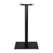 Boston Base - Black Fluted Small Rect - Poseur - Front Image