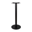 Boston Base - Black Fluted Small Round - Poseur - Front Image