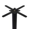Boston Base - Black Fluted Small Round