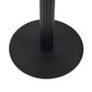 Boston Base - Black Fluted Small Round - Mid Height - Top Image