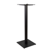 Boston Base - Black Fluted Small Square - Poseur - Side Image