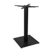 Boston Base - Black Fluted Small Square - Dining - Side Image