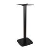 Boston Base - Black Small Square with Radius Edges - Poseur - Side Image