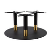 Boston Base - Black/Gold Extra Large Round - Coffee - Front Image