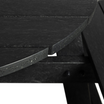 EKO - 8 Seater Round Picnic Table - Black