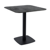 Extrema Premium Complete Dining Table - Black Moon with Boston Black Base with Radius Edges - Main Image