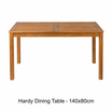Hardy Dining Table - 140x80cm size options