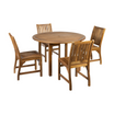 Hardy Round Dining Set - 1no. Table and 4no. Side Chairs - Main Image